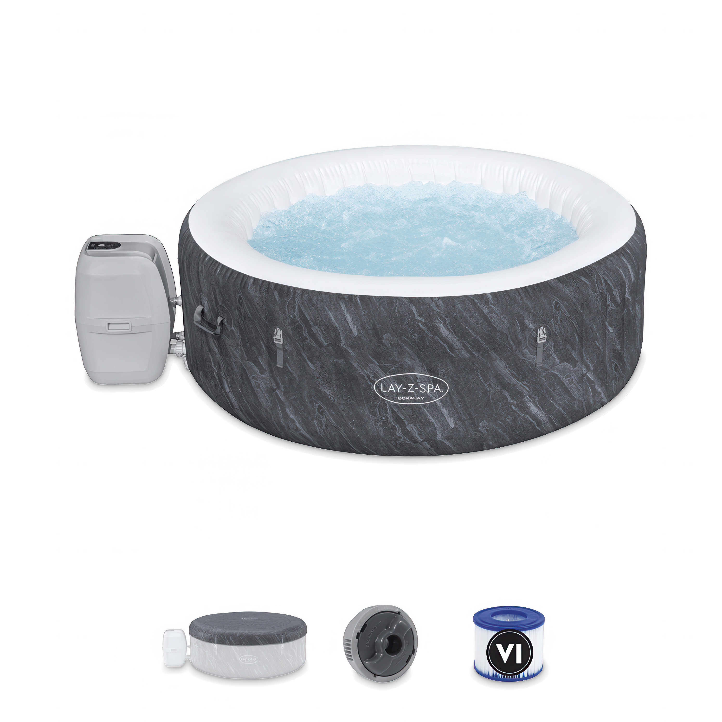 Jacuzzi BORACAY, nadmuchiwane 4-osobowe - Bestway 60175