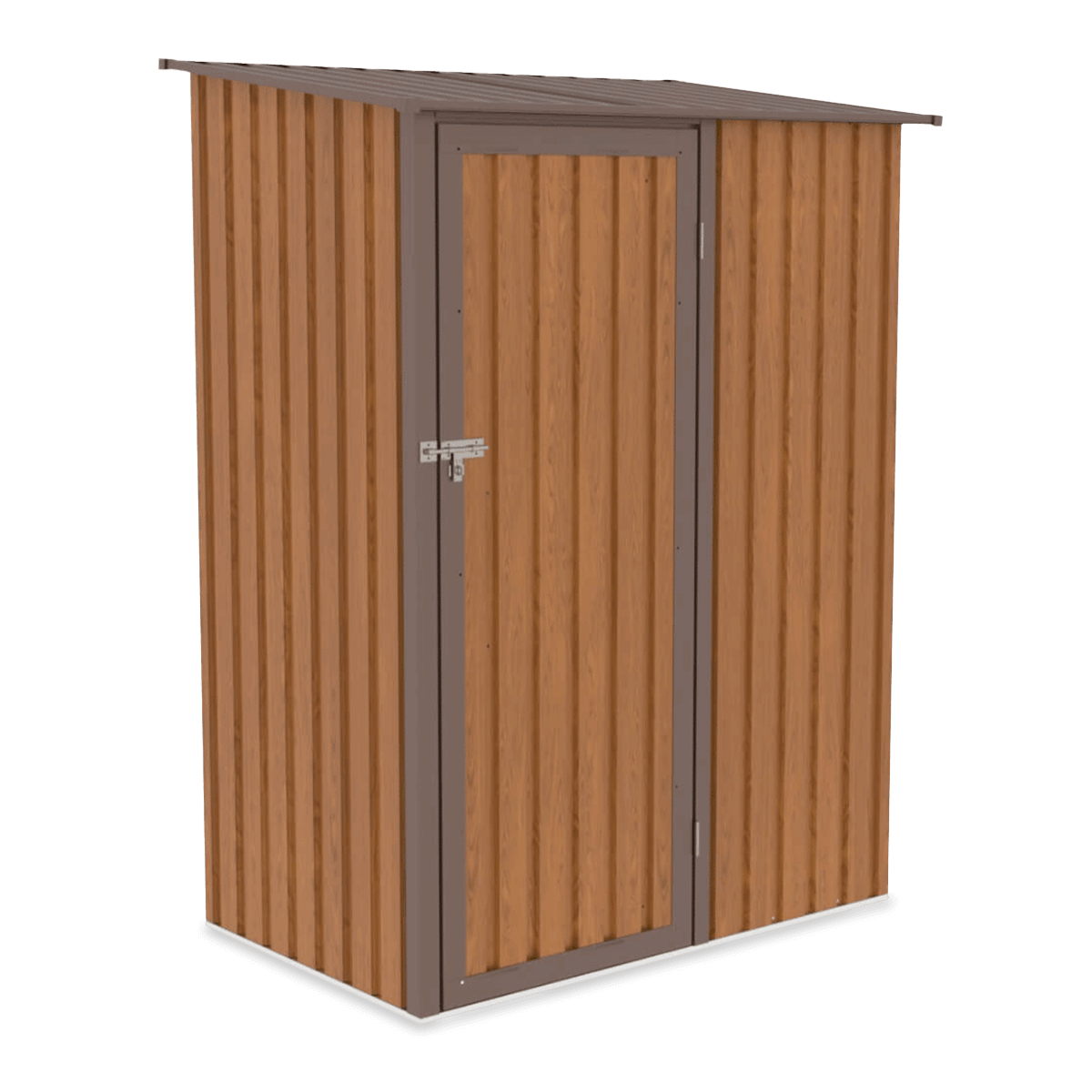 Unitate de depozitare pentru grădină KENT 143x89cm stejar/maro - HARDMAISTER