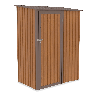 Unitate de depozitare pentru grădină KENT 143x89cm stejar/maro - HARDMAISTER