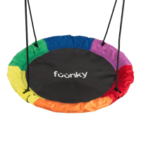 Leagăn pentru copii Ø 100cm, Multicolor - Fuunky