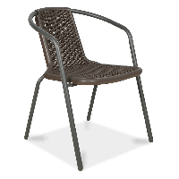 SIMPLE Scaun de grădină maro