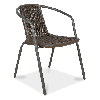 Krzesło ogrodowe Simple Brown Focus Garden bez tła PNG