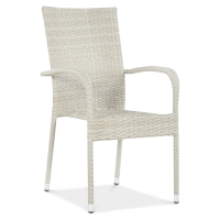 Scaun Technorattan FIESTA Alb