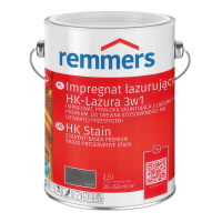 HK-LAZURA 3in1 antracit conservant lemn glazură 2.5l - REMMERS