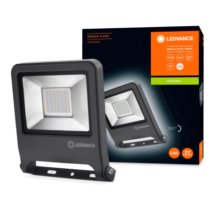 Proiector LED ENDURA® FLOOD alb rece 50 W 4000 K DG