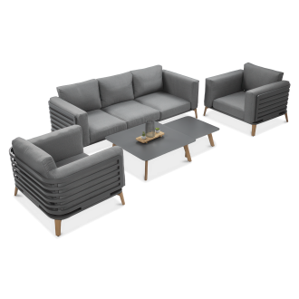 RADISSON CAFFE Set canapea gri - Furrore