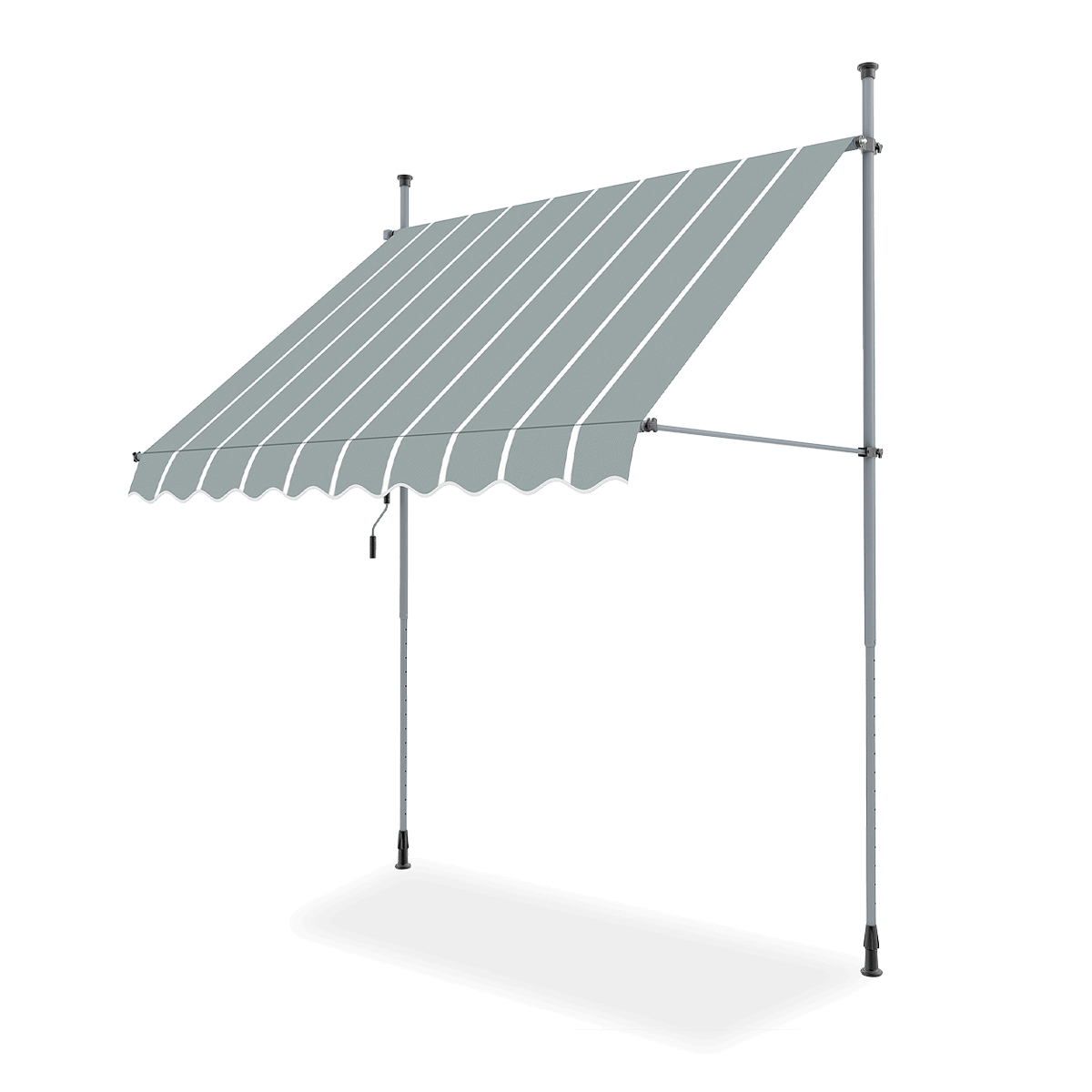 Markiza balkonowa EASY Grey/White 250x130cm - Focus garden