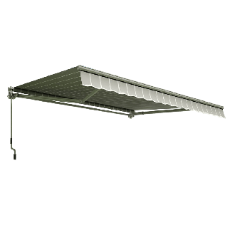 Copertină de balcon CLASSIC 300x250 gri/alb - Gutroof