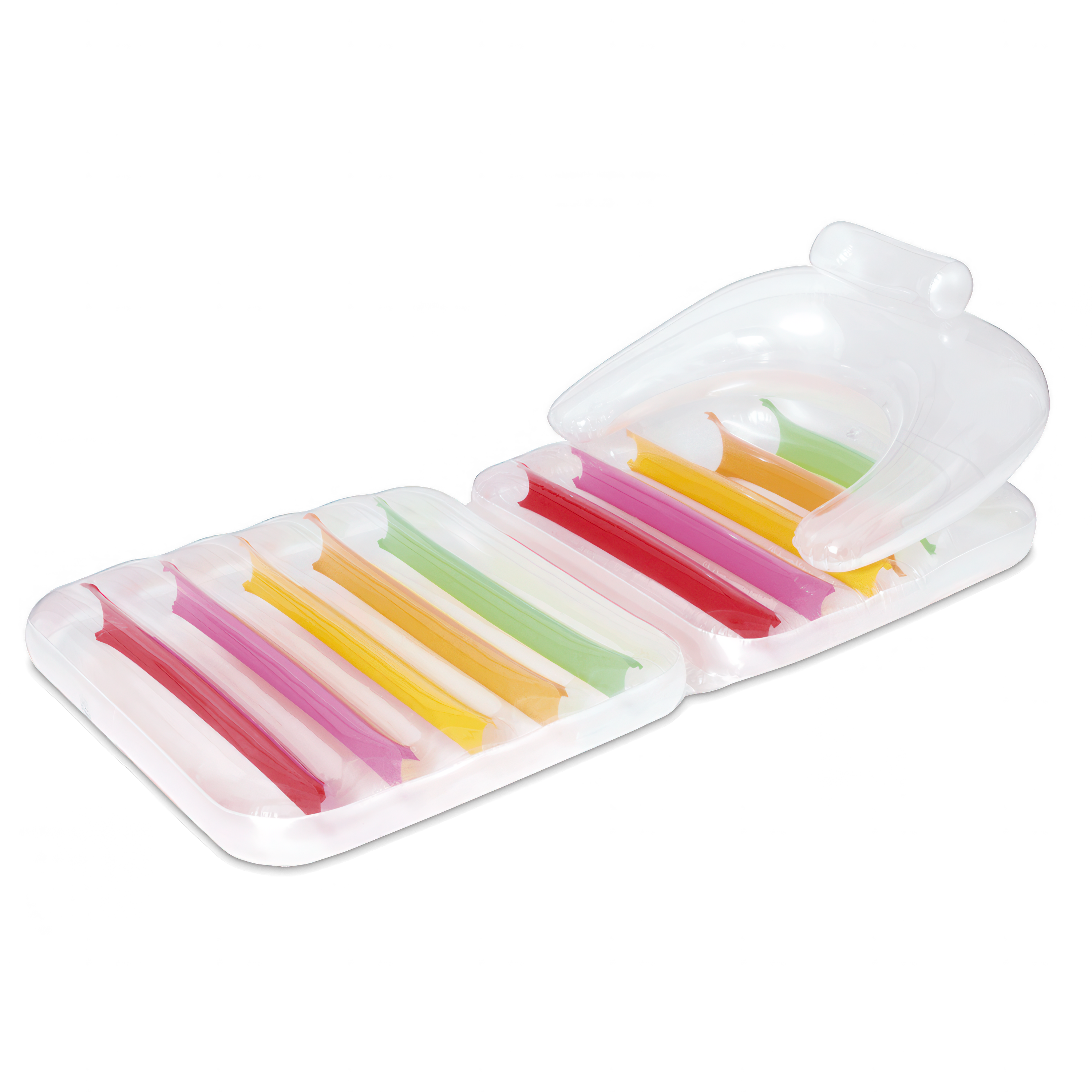 Dmuchany materac unoszący się na wodzie w basenie