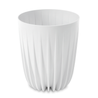 MIRA Eco reciclat 30cm ghiveci decorativ alb - LAMELA