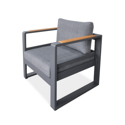 PANAMA Fotoliu de grădină antracit