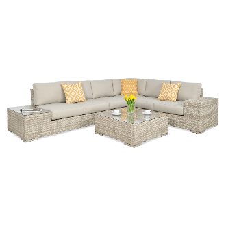 Technorattan unitate de colț AVOCADO Bej