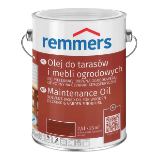 olej do mebli w metalowym wiadrze