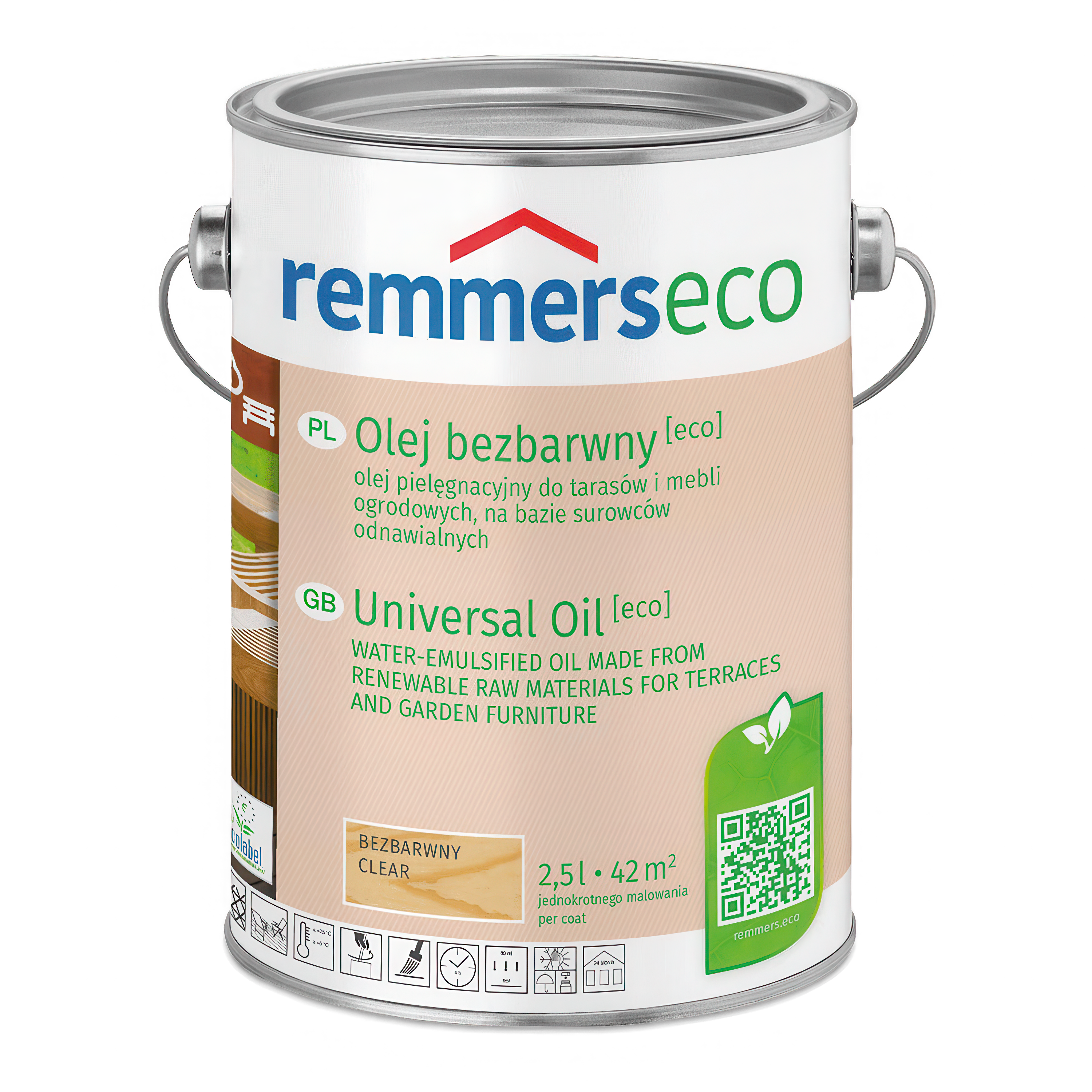 olej do tarasów i mebli w wiadrze