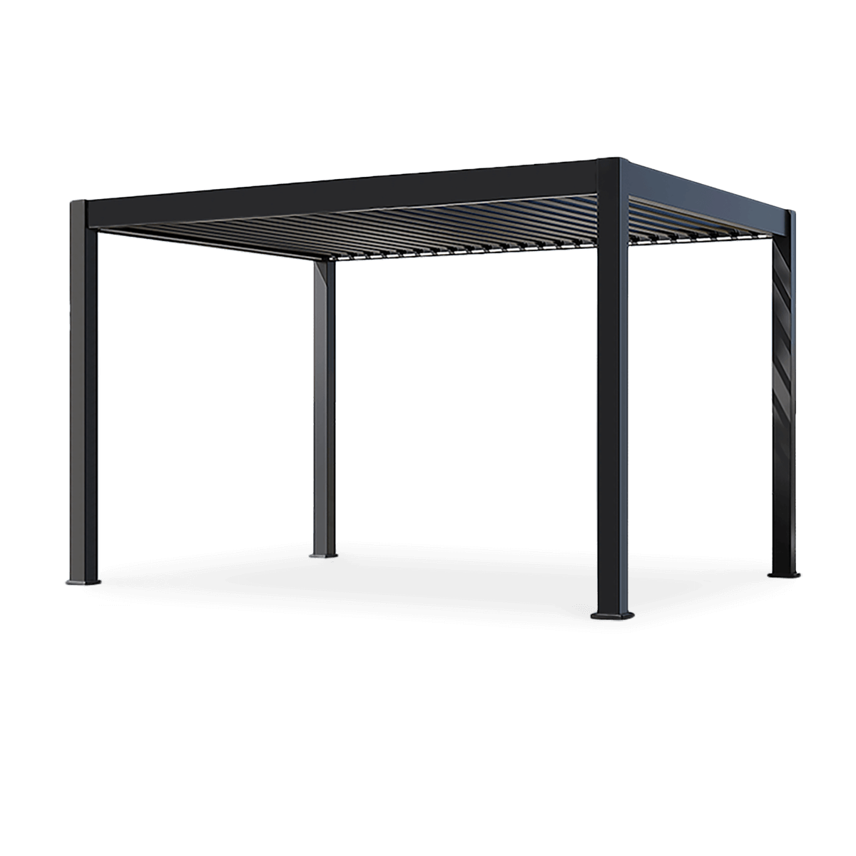 DELUXE PRO AUTOMATIC 3x4 pergolă electrică de terasă cu iluminare LED, Antracit - Gutroof 