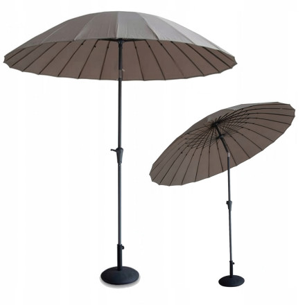Umbrelă de grădină PHUKET 2.8m Taupe - Focus Garden