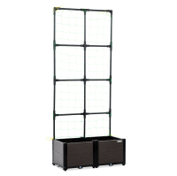 Cutie de cultivare + suport plat GROW FLAT SET 84x42x180cm - CULTIVO