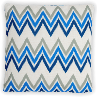 Pernă de mobilier Geometric Blue 45x45 - MoodMe