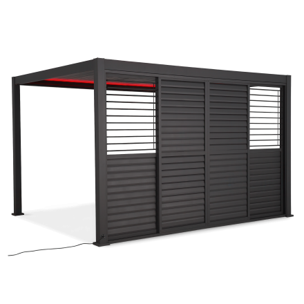 PREMIUM 4m antracit ușă glisantă pergolă - GUTROOF