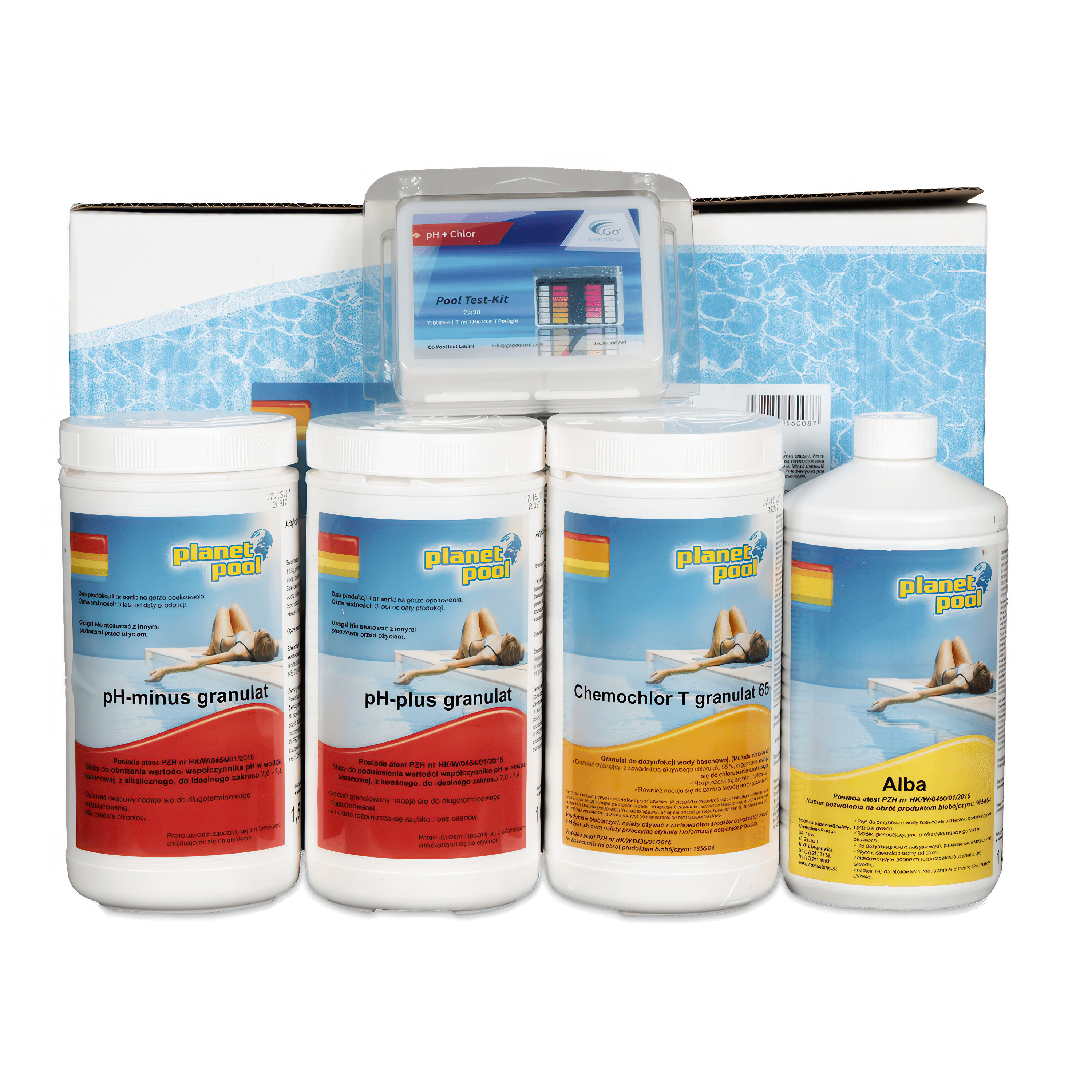 Kit de pornire pentru piscină 6in1 - CHEMOFORM