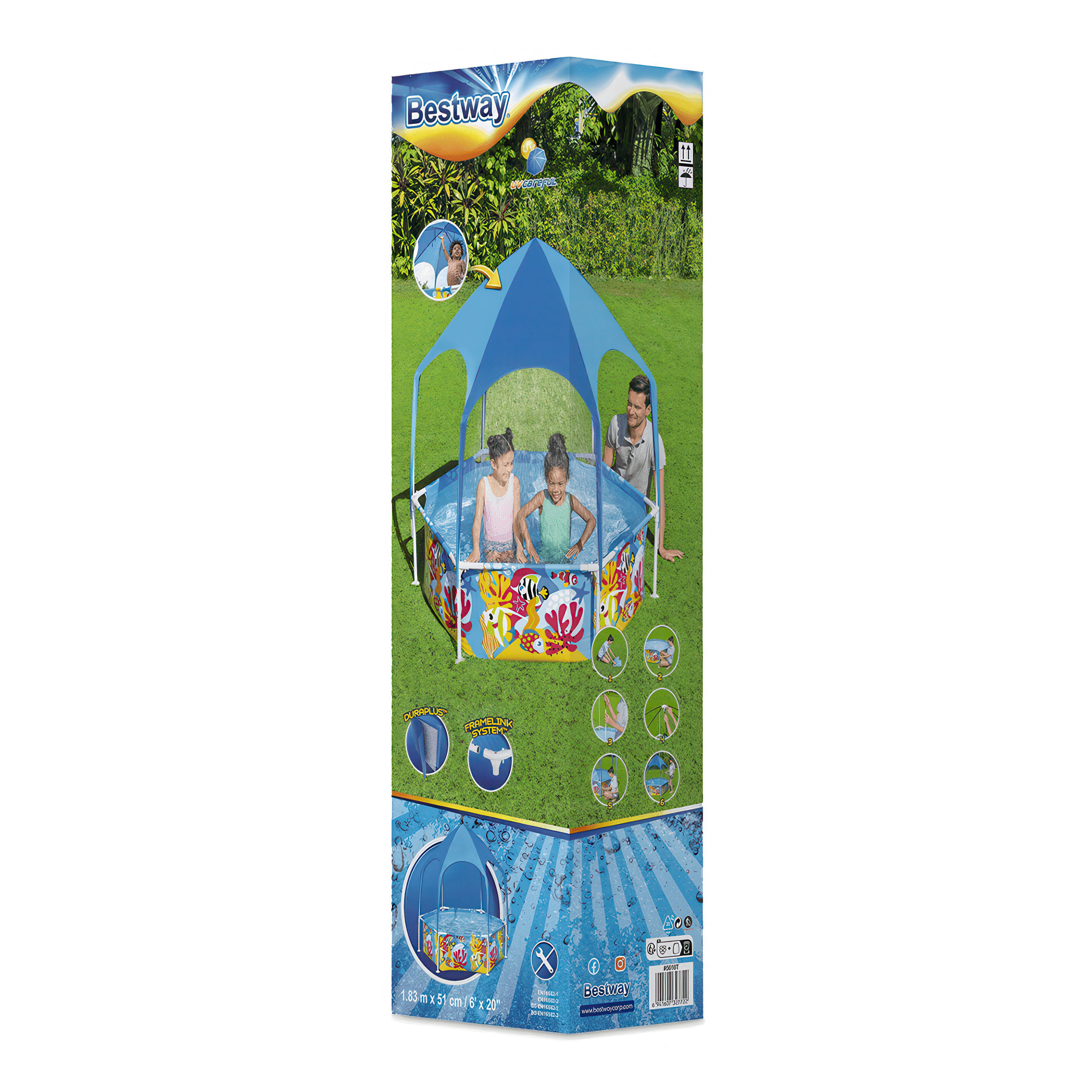 Piscina Splash-in-Shade 1.83x 0.51m - BESTWAY 5618T