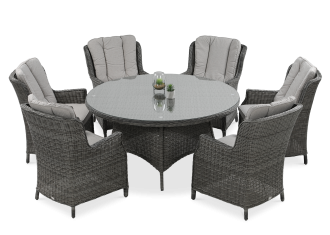 Mobilier Technorattan RAVENA Gri închis