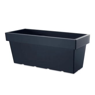 Oală dreptunghiulară Lofly Case 99x39x41cm antracit - PROSPERPLAST