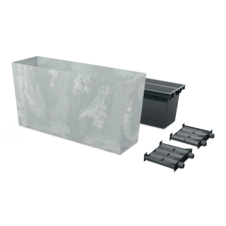Urbi Case Middle Concrete Effect ghiveci dreptunghiular 77x23x40cm - PROSPERPLAST
