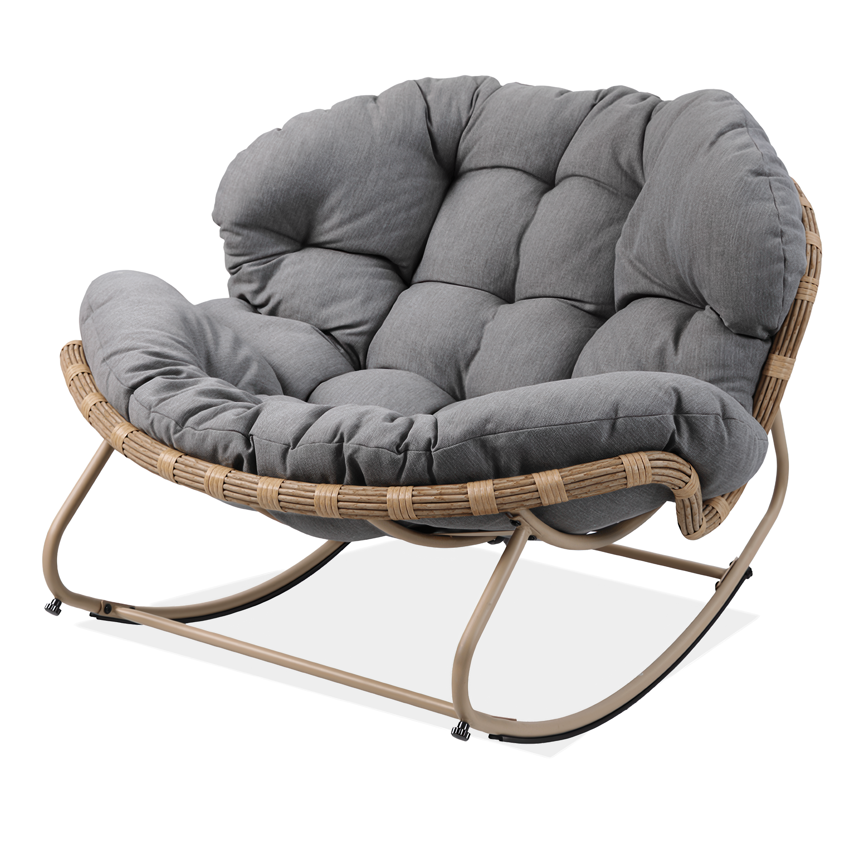 RODOS Scaun balansoar natural/gri - Focus Garden