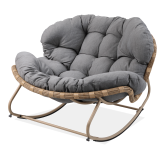 RODOS Scaun balansoar natural/gri - Focus Garden