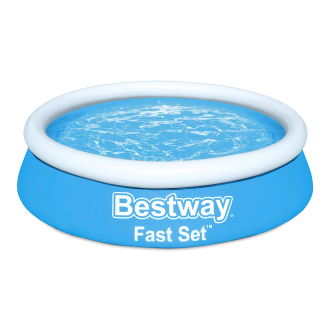 Bazin rotund cu flanșă gonflabilă 1,8 x 0,5 m - BESTWAY 57392