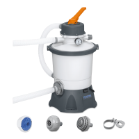 Pompă filtru de nisip pentru piscină 3028 L Flowclear - BESTWAY 58515