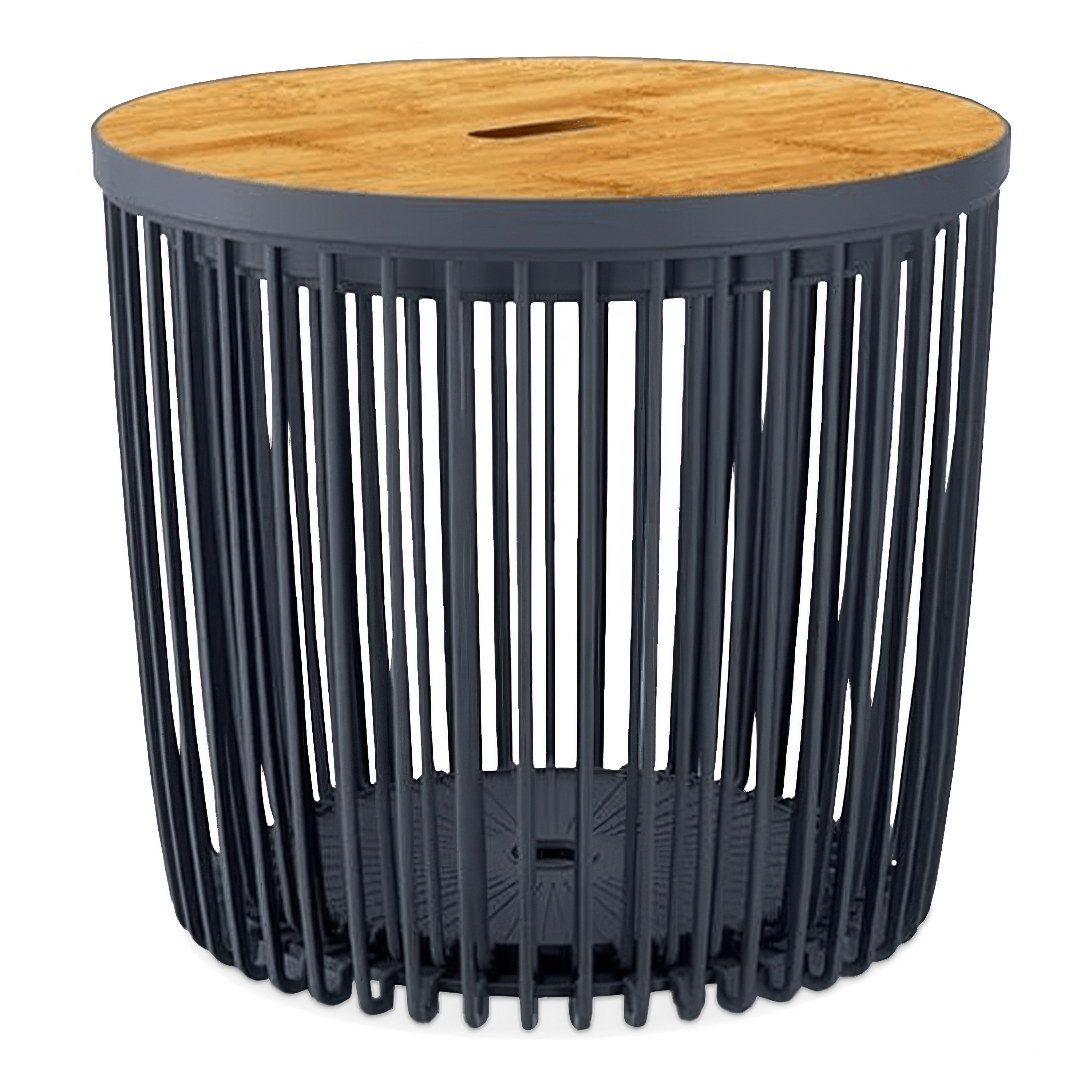 Set Clubo 1+1 39x39x36cm, antracit - PROSPERPLAST