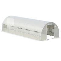 Tunel cu ușă dublă 3x8x2 - 24m2 Alb
