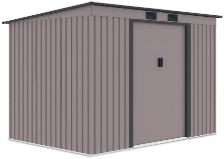 Casă de grădină OREGON 261x171cm gri cald - Hardmaister