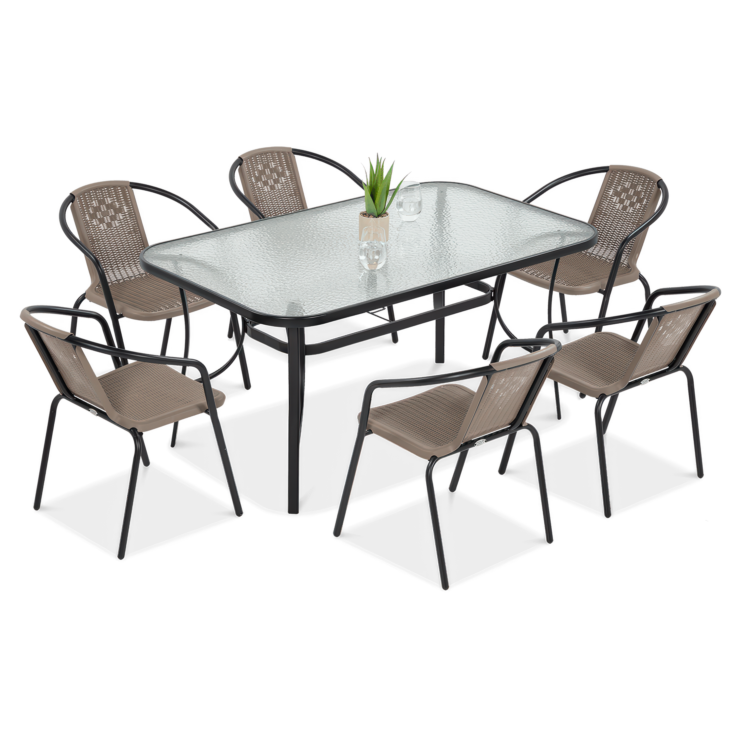 Set de grădină SIMPLE 150/6 Cappuccino