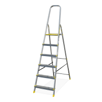 Scară din aluminiu cu 6 trepte BS-DA6 150kg - BAYERSYSTEM