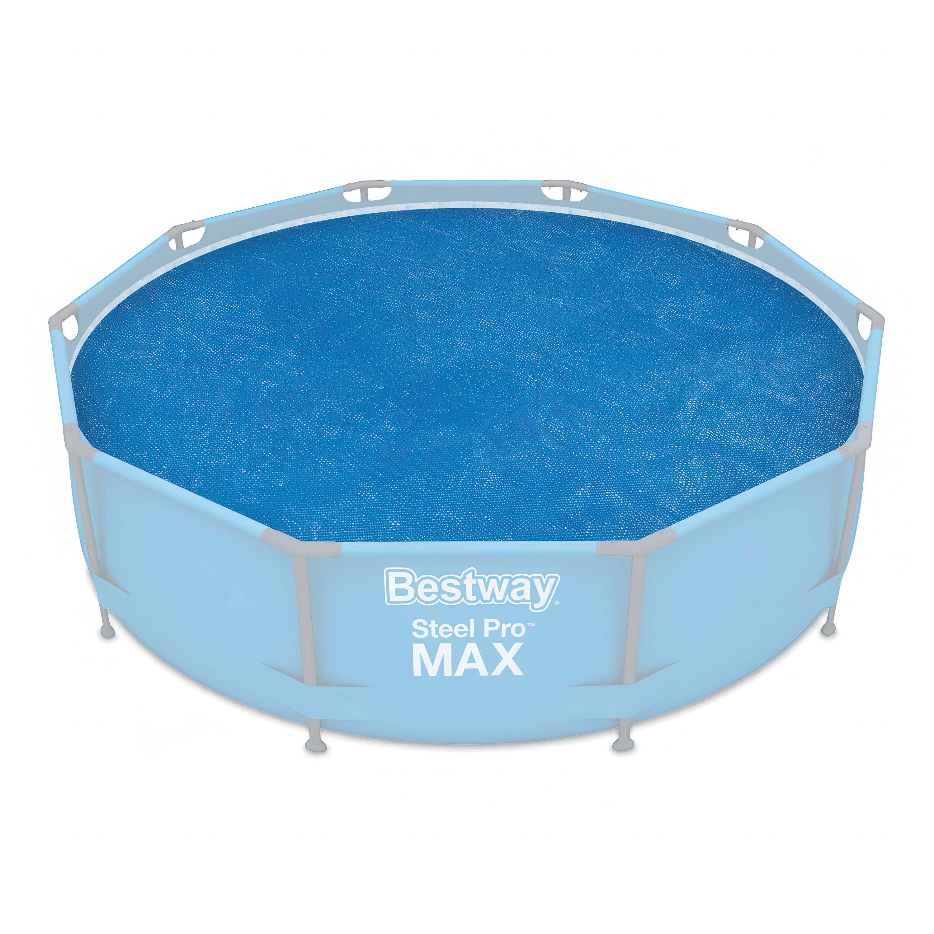 okrągła osłona solarna do basenu ogrodowego 