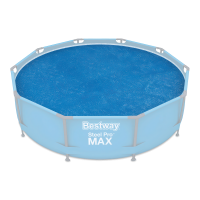 Acoperire solară Flowclear 10'/3.05m pentru piscină de grădină - BESTWAY 58241