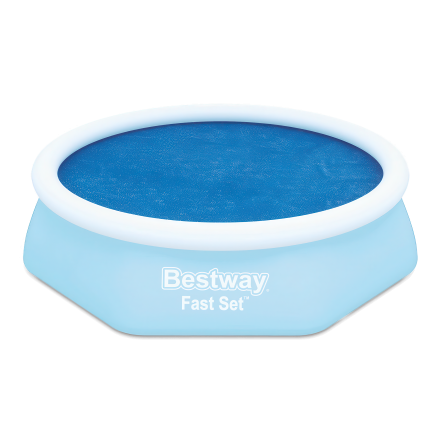 okrągła osłona solarna na basen