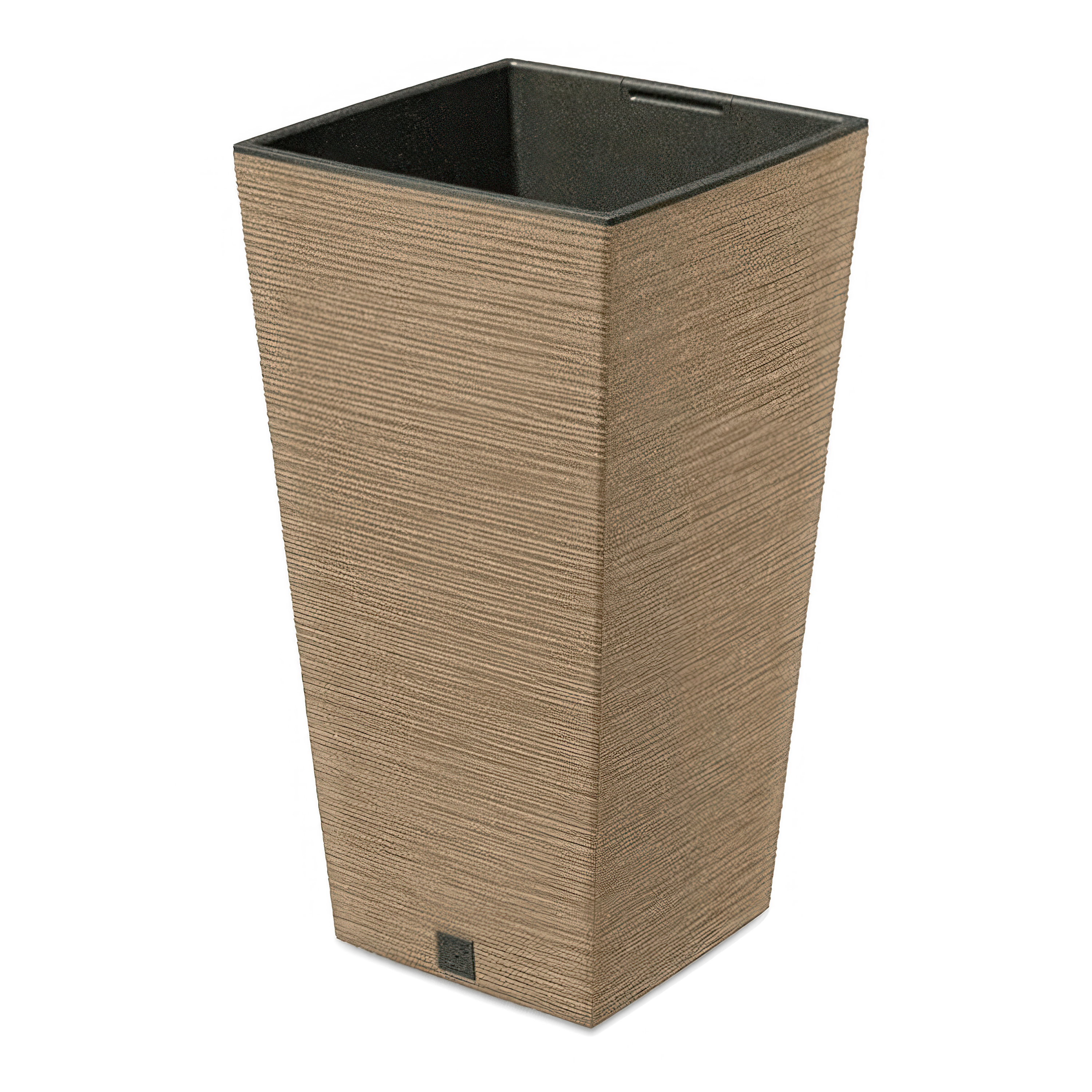 Furu Square Eco Wood 26x26x50 natură - PROSPERPLAST