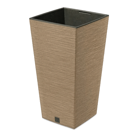 Furu Square Eco Wood 26x26x50 natură - PROSPERPLAST
