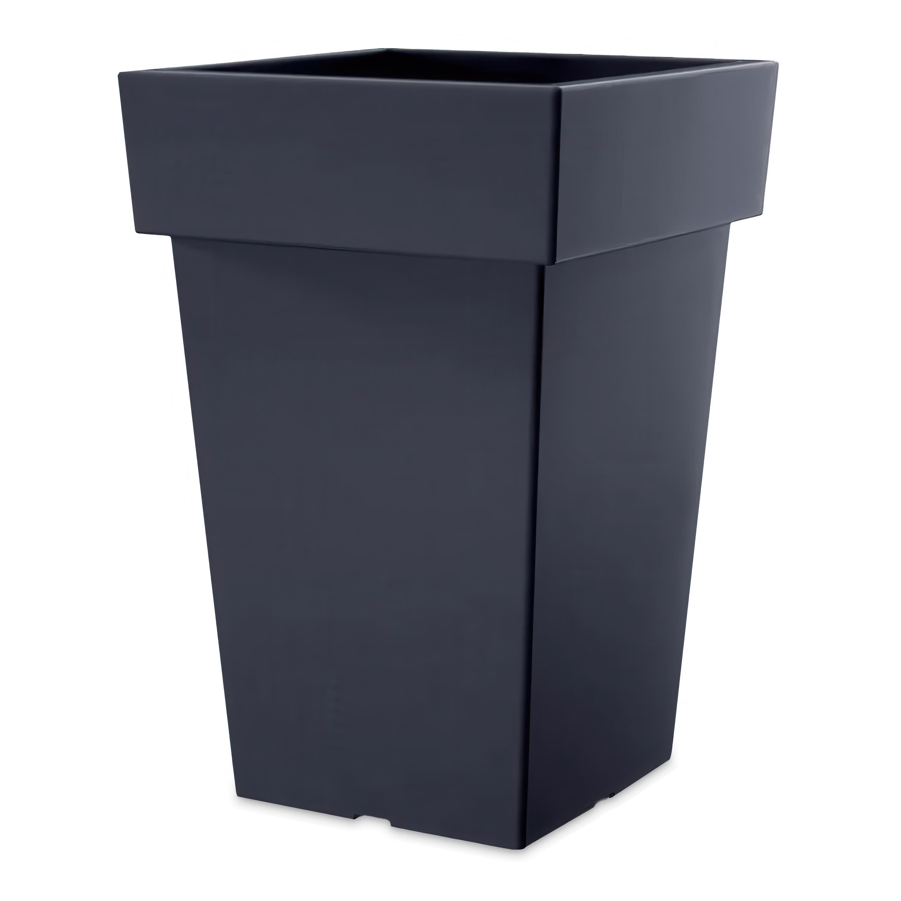 Ghiveci înalt Lofly Square 29x29x44cm antracit - PROSPERPLAST