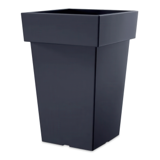 Ghiveci înalt Lofly Square 29x29x44cm antracit - PROSPERPLAST