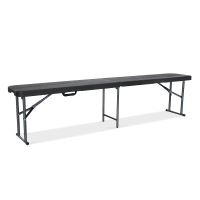Bancă pliantă CATERING 180 cm lemn grafit - Bjørkka
