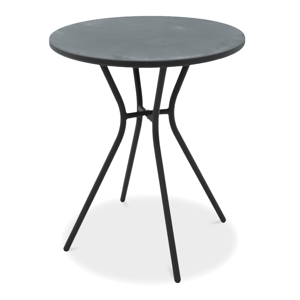 Masă de balcon SIMPLE 60 cm diametru grafit - FOCUS GARDEN