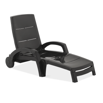 OCEAN Șezlong antracit - Focus Garden