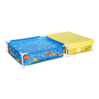 Piscină pentru copii + cutie cu nisip "Prima mea piscină" 2 x 1,22 x 0,3m - BESTWAY 561CF