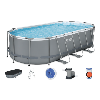 Set piscină Power Steel 5.5 x 2.75X 1.2 m - BESTWAY 56710