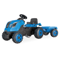 Traktor z przyczepką XL Niebieski - Smoby